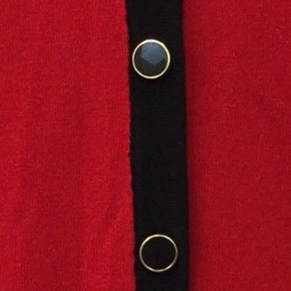 Audrey & Grace Red Cardigan Sweater - Picture 5 of 8